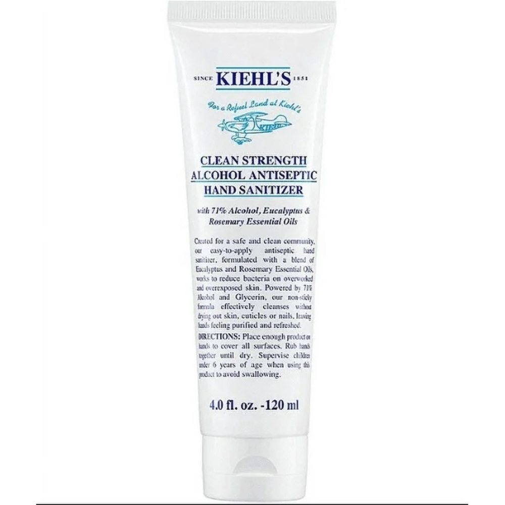KIEHL’S Clean Strength Antiseptic Hand Sanitizer 4 ounces – unopened